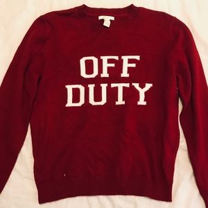 Off Duty Sweater